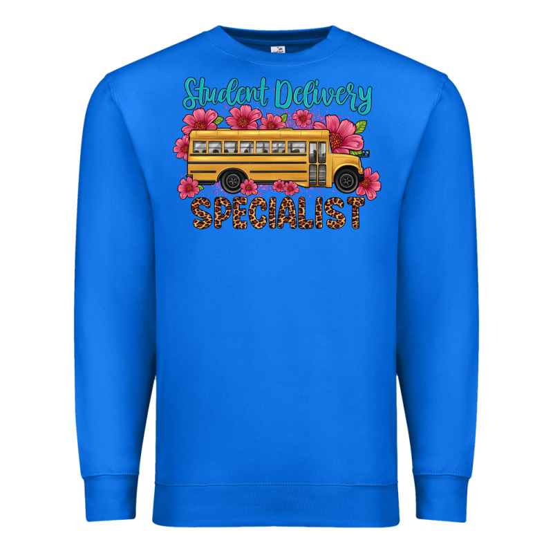 Student Delivery Specialist School Bus Premium Sweatshirt by Artiststas | Teevron