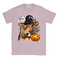 Lilac Boo Heifer Cow Halloween Classic Tee - texasbilliewilder