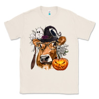 Natural Boo Heifer Cow Halloween Classic Tee - texasbilliewilder