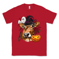 Red Boo Heifer Cow Halloween Classic Tee - texasbilliewilder