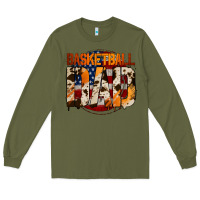 Army Green basketball dad Long Sleeve Tee - Jasminsmagicworld