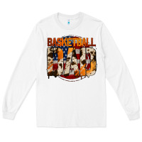 White basketball dad Long Sleeve Tee - Jasminsmagicworld