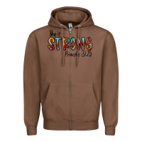 Chestnut she is strong provebs Zipper Hoodie - CowhideDigitalArt