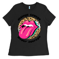 Black Always savage never average Ladies Tee - Bettercallsaul