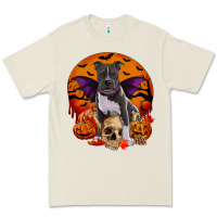 Bone halloween pitbull dog Premium Tee - RanaPortraitStore