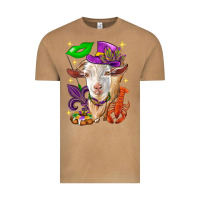 Vintage Camel Mardi Gras Goat Vintage Tee - HowdyJamesFarm