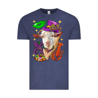 Vintage Denim Mardi Gras Goat Vintage Tee - HowdyJamesFarm