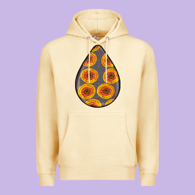 African Fabric Pattern Teardrop Earrings 5 Premium Hoodie Designed By Bundleandbundleshop