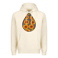 Tofu african fabric pattern teardrop earrings 5 Premium Hoodie - BundleAndBundleShop