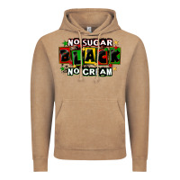 Vintage Coffee no sugar no cream black Vintage Hoodie - CowGirlArtShop