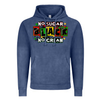 Vintage Denim no sugar no cream black Vintage Hoodie - CowGirlArtShop