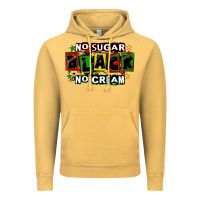 Vintage Mustard no sugar no cream black Vintage Hoodie - CowGirlArtShop