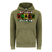 Vintage Olive no sugar no cream black Vintage Hoodie - CowGirlArtShop