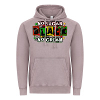 Vintage Zinc no sugar no cream black Vintage Hoodie - CowGirlArtShop