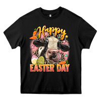 Black Happy Easter Day Heavy Core Tee - LillyAllenDesigns
