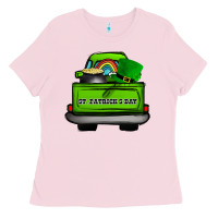 Bubblegum Pink St Patrick's Day Truck Ladies Tee - Bettercallsaul
