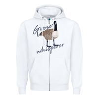 White Canadian Goose Whisperer Shirt Funny Cute Bird Hunter Gift 2 Zipper Hoodie - minhPixels