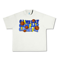 Pistachio Game day game day game day lightning bolt Urban Heavy Tee - HowdyJamesFarm