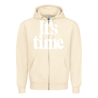Sandshell its time Zipper Hoodie - minhPixels