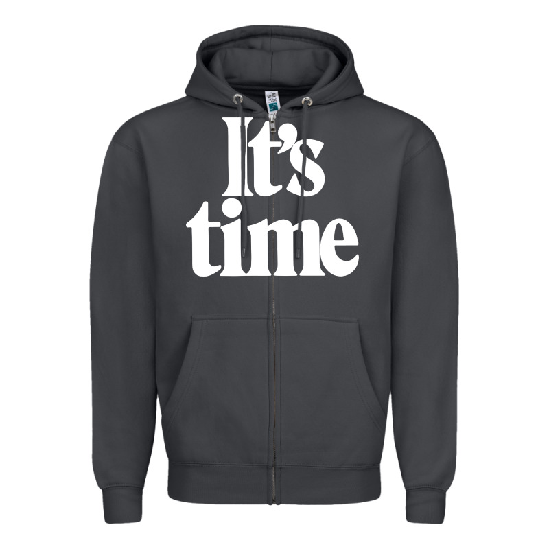 Its Time Zipper Hoodie by minhPixels | Teevron