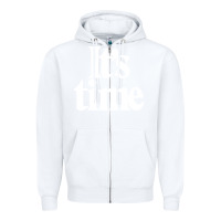 White its time Zipper Hoodie - minhPixels