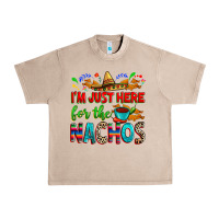 French Oak I'm just here for the nachos Urban Heavy Tee - RanaPortraitStore