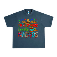 Midnight Navy I'm just here for the nachos Urban Heavy Tee - RanaPortraitStore