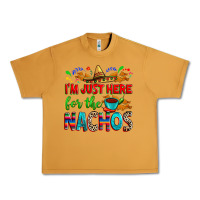 Peanut Butter I'm just here for the nachos Urban Heavy Tee - RanaPortraitStore