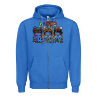 True Royal happy hallothanksmas Zipper Hoodie - SublimationCraftShop
