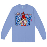 Colony Blue All American boy with gnome Long Sleeve Tee - HowdyJamesFarm