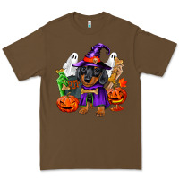 Cacao Halloween dachshund puppy dog Premium Tee - RanaPortraitStore