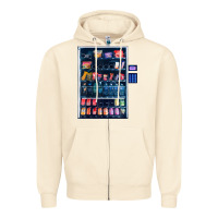 Sandshell Funny Costumes for Halloween Vending Machine Silvester Zipper Hoodie - minhPixels