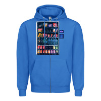 True Royal Funny Costumes for Halloween Vending Machine Silvester Zipper Hoodie - minhPixels