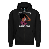 Black Registered Nurse Gift Phenomenal Black Nurse Nursing Student Zipper Hoodie - minhPixels
