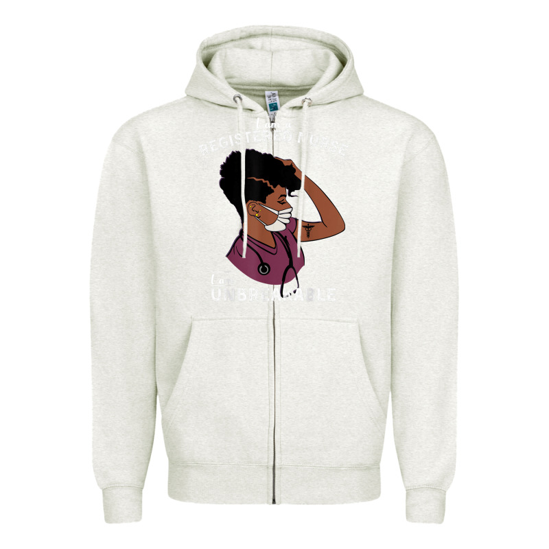 Registered Nurse Gift Phenomenal Black Nurse Nursing Student Zipper Hoodie by minhPixels | Teevron