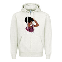 Oatmeal Heather Registered Nurse Gift Phenomenal Black Nurse Nursing Student Zipper Hoodie - minhPixels