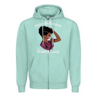 Seafoam Registered Nurse Gift Phenomenal Black Nurse Nursing Student Zipper Hoodie - minhPixels