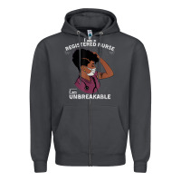 Smoke Registered Nurse Gift Phenomenal Black Nurse Nursing Student Zipper Hoodie - minhPixels