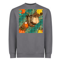 Storm fall boot seamless pattern Heavyweight Sweatshirt - BundleAndBundleShop