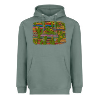 Sage cinco de mayo sunflower and cactus background Heavyweight Hoodie - Artiststas