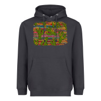Smoke cinco de mayo sunflower and cactus background Heavyweight Hoodie - Artiststas