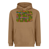 Toasted Coconut cinco de mayo sunflower and cactus background Heavyweight Hoodie - Artiststas