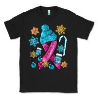 Winter Breast Cancer Ribbon Classic Tee | Teevron