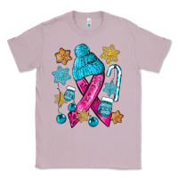 Lilac winter breast cancer ribbon Classic Tee - NancyCooperArtShop