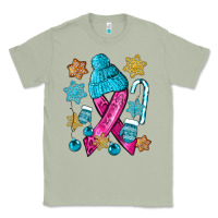 Matcha winter breast cancer ribbon Classic Tee - NancyCooperArtShop