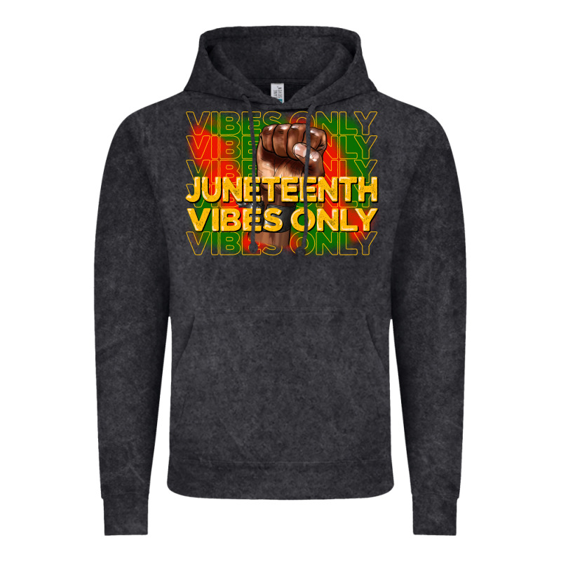 Juneteenth Vibes Only Vintage Hoodie by CowGirlArtShop | Teevron
