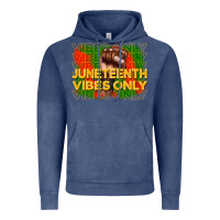 Vintage Denim juneteenth vibes only Vintage Hoodie - CowGirlArtShop