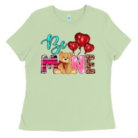 Matcha valentine's day be mine tedybear Ladies Tee - RanaPortraitStore