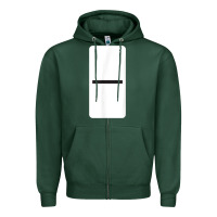 Sports Green Double Blank Dominoes Halloween Costume Domino Game Zipper Hoodie - minhPixels