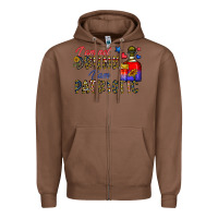 Chestnut i'm drunk i'm patrıtoc Zipper Hoodie - CowhideDigitalArt